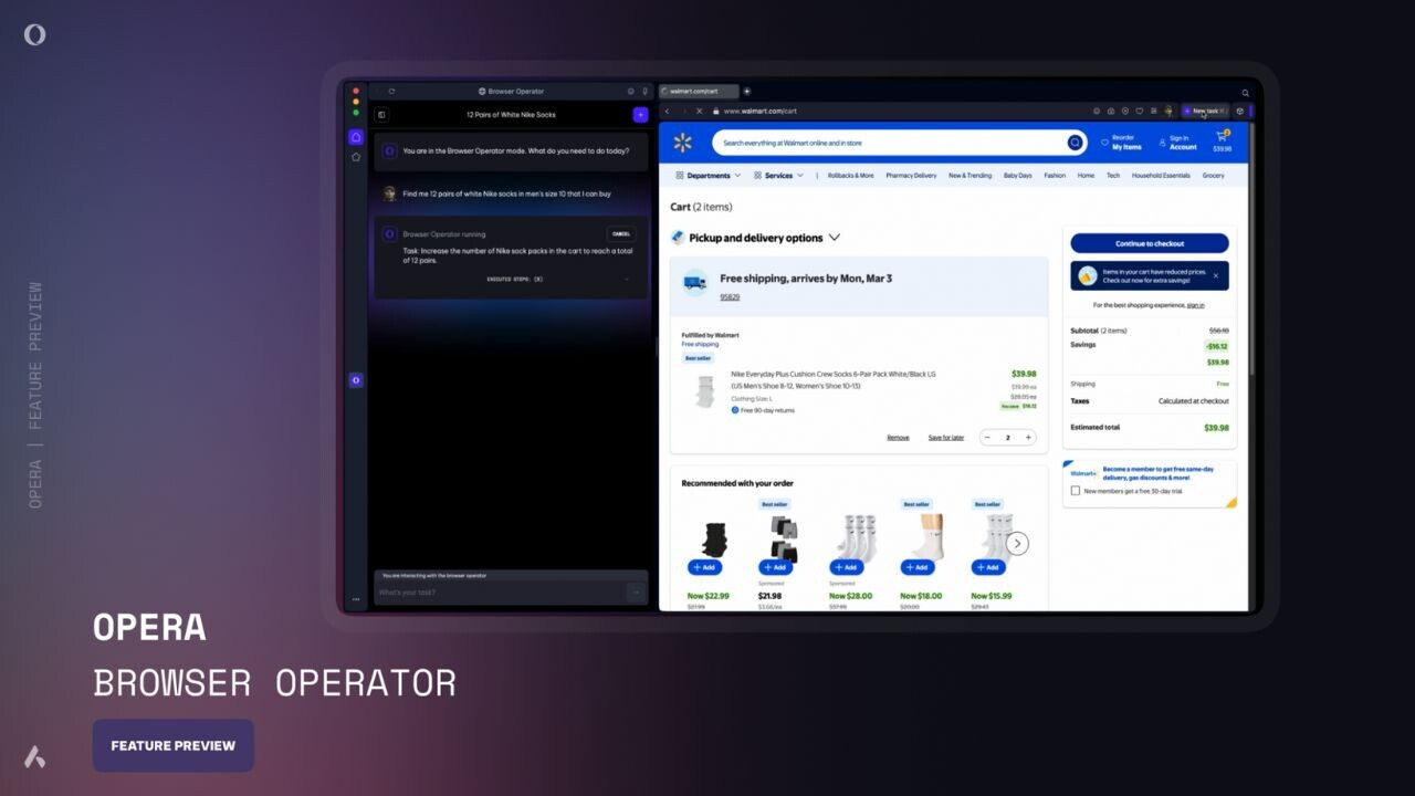 Opera tích hợp AI Aria miễn phí vào trình duyệt