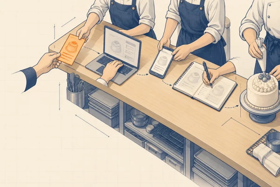 Một phiếu đơn được chép qua nhiều tay, mỗi bản chép mờ dần, ví cho nỗi đau đơn hàng rải rác