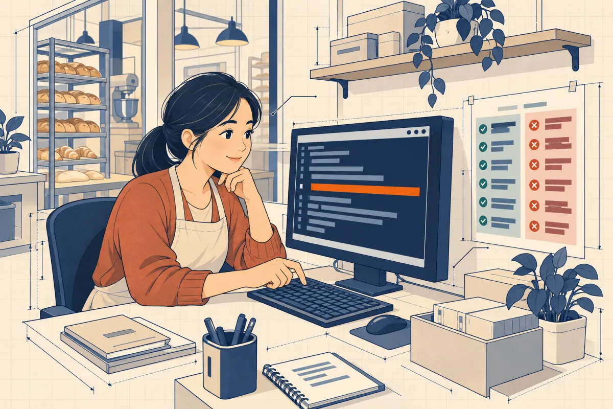 Chị Lan dừng tay trước khi duyệt lệnh agent xin chạy, cạnh bảng phân loại lệnh an toàn